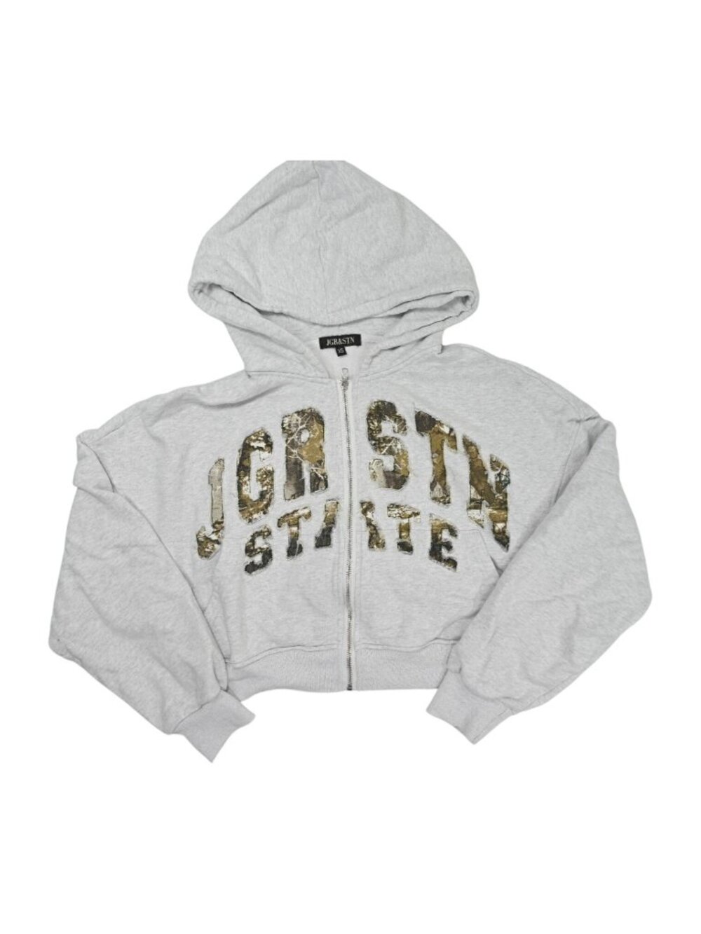 JGR & STN Mimi Realtree Hoodie in Grey Marle
